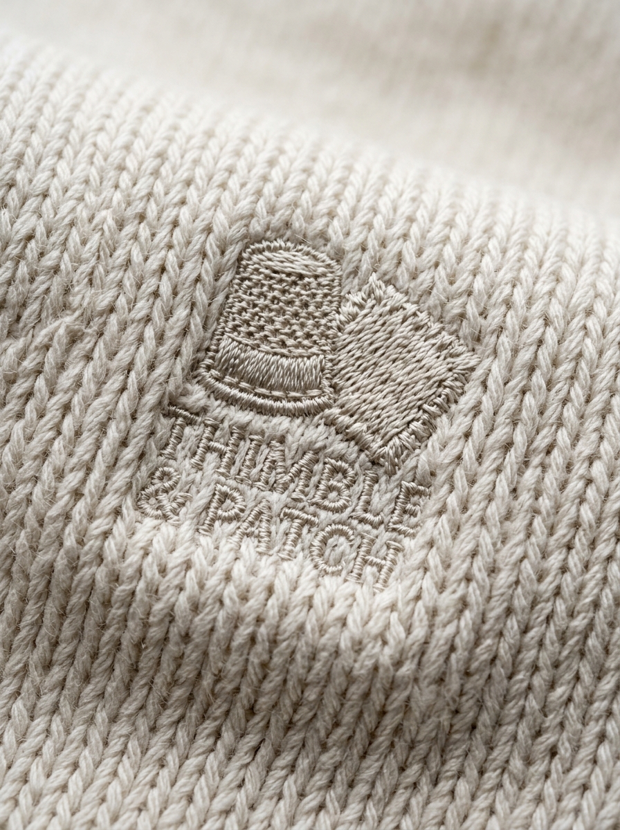 260 GSM Oversized Architectural Boxy Tee - 3D Texture Macro Detail - Thimble & Patch Atelier Ghaziabad