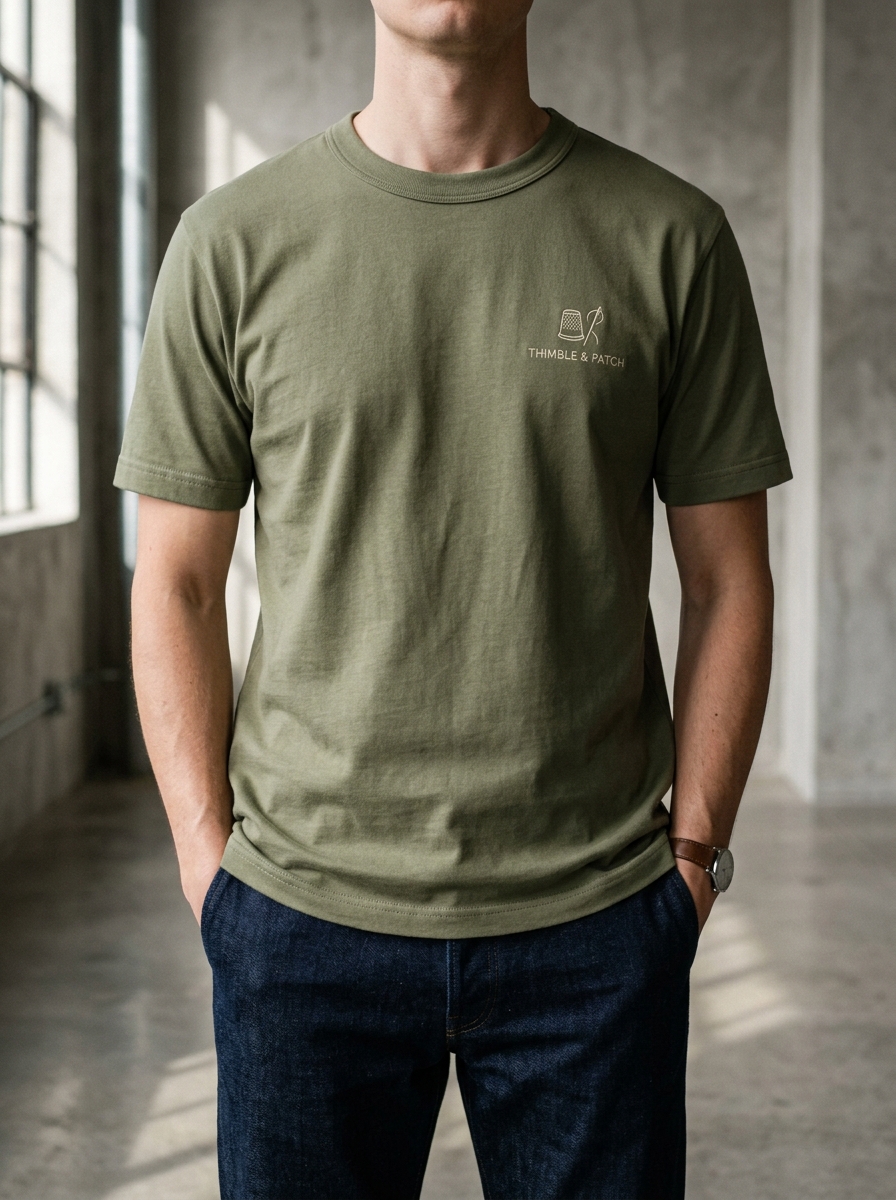 210 GSM Midweight Classic Crewneck Tee