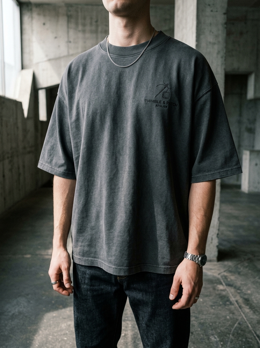 260 GSM Oversized Architectural Boxy Tee