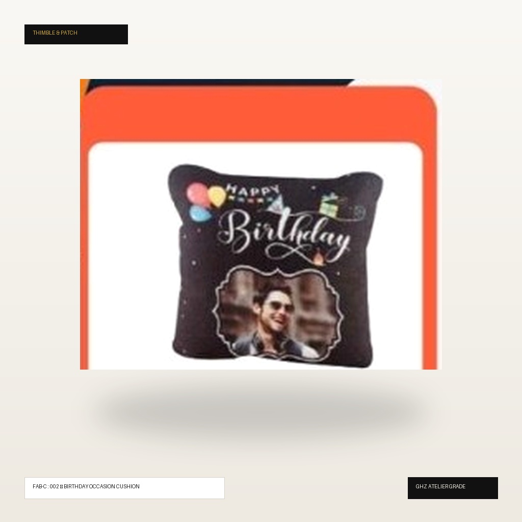 Sublimation Happy Birthday Occasion Cushion
