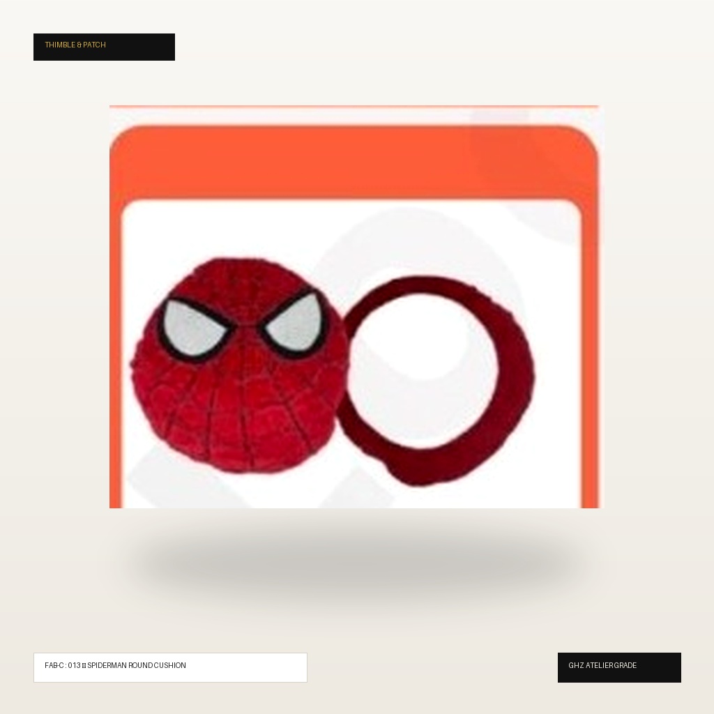 Spiderman Hero Web Round Cartoon Cushion