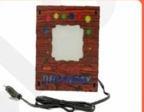 Sublimation LED Photo Frame (FABLPF : 005) - "Happy Birthday Bunting"