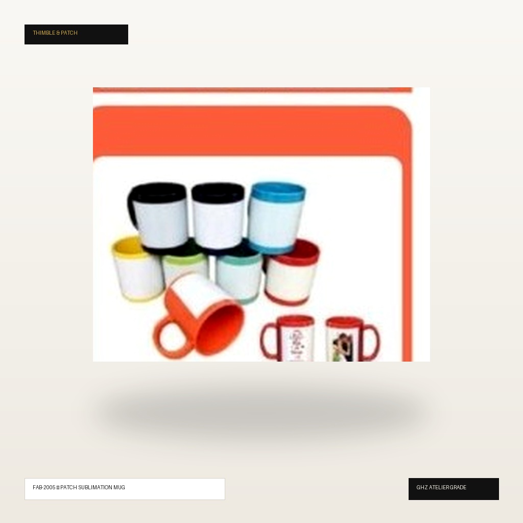 Patch Sublimation Full Body Color Mug (11oz)