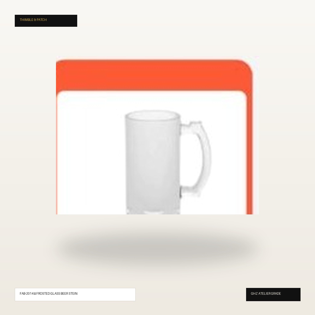Frosted Glass Ice-Mist Beer Stein